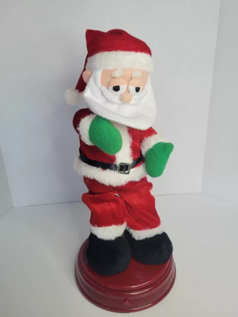 Gemmy Santa Dancing Singing Animated Booty Twerking Spinning Christmas Decor VTG