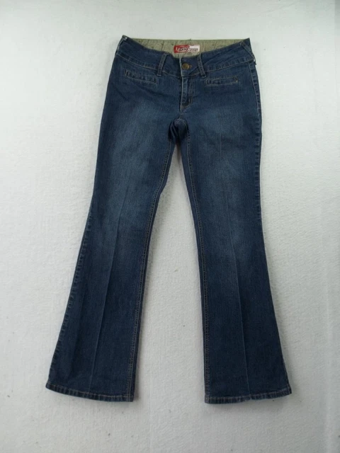 Lazer Jeans Womens Jr. Denim Blue Jeans Size 13 Waist 34" inseam 33"