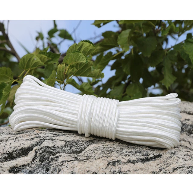 6-10mm White Polypropylene Rope Sailing Lanyard Caravan Camping Awning Tent Cord