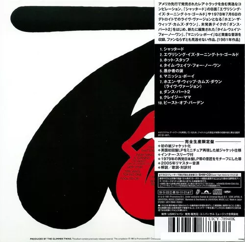 Cd Import Japon + Obi Vinyle Replica + The Rolling Stones / In The Seventies 2