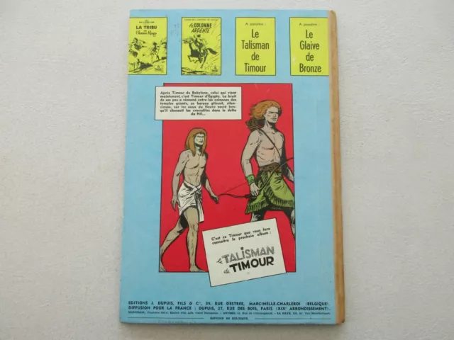 Les Timour Tbe La Colonne Ardente Edition Originale Belge 1956 Refv1 2