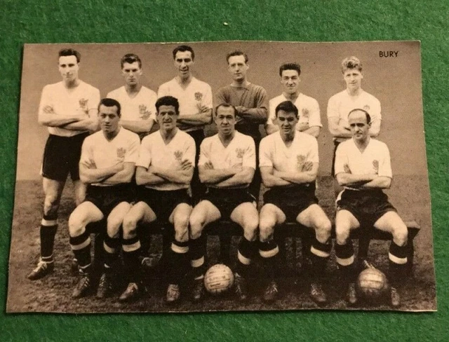 Dc Thomson The Victor Star Teams Of 1961 #5 Bury     (Mm51)