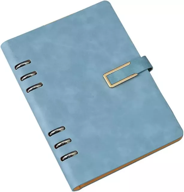 Raccoglitore ad anelli A5 Notebook a 6 in Azzurro