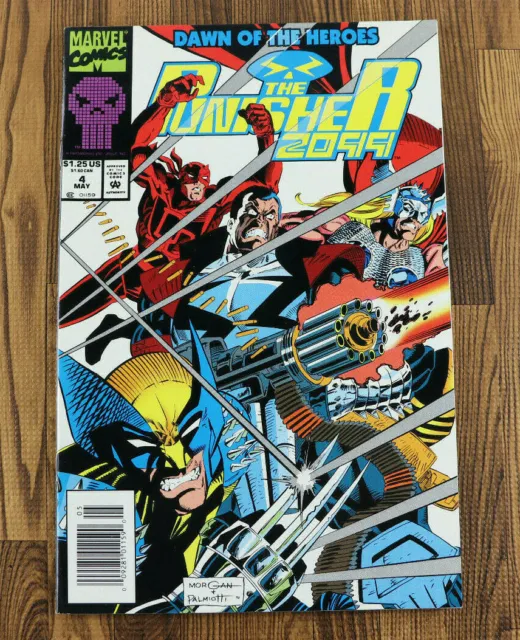 1993 Marvel Comics The Punisher 2099 #4 Vol 1 NEWSSTAND VF/VF+