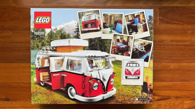 New Genuine Lego Creator Expert 10220 Volkswagen T1 Camper Van Free Postage 2