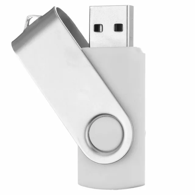 UNIREX Blanco USB Pegar Swivel De 1GB Hasta 128GBY 4 Bügelfarben a Elegir