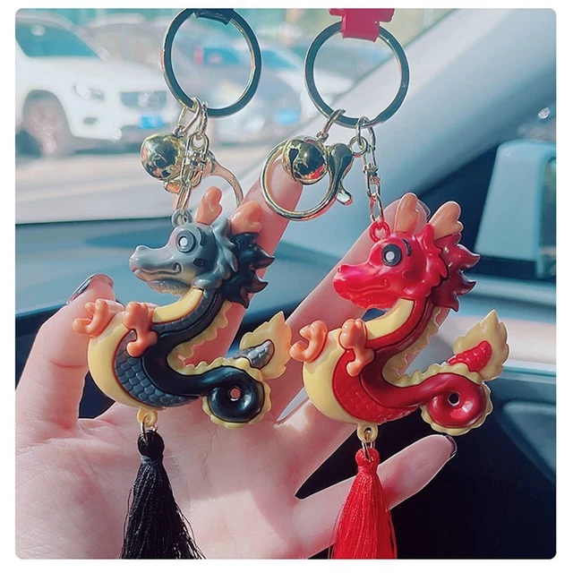 Nodo Cinese Decorativo In Velluto Rosso - Simbolo Di Fortuna E Riunione, Tessuto A Mano - Foto 4