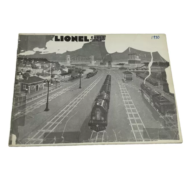 1930's Lionel Electric Trains catalog 1968 Reprint