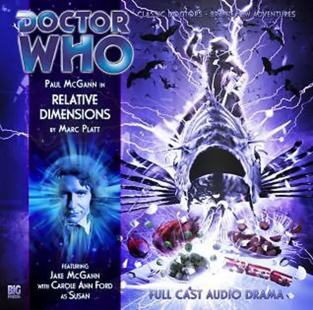 Paul McGann 8th DOCTOR WHO BBC Series #4.07 RELATIVE DIMENSIONS - Big Finish CD