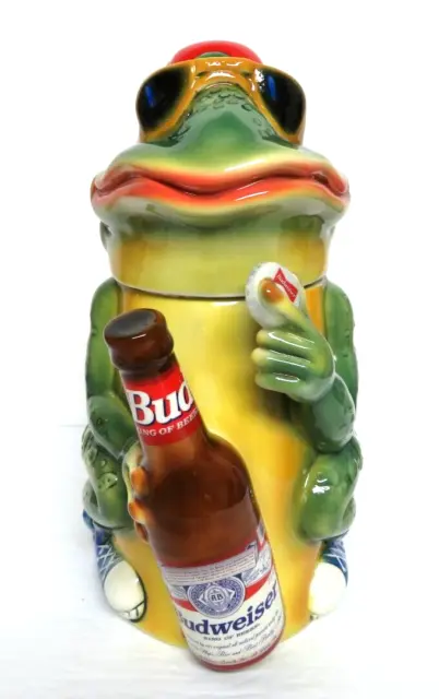 1996 Budweiser Frog Character lidded stein CS301