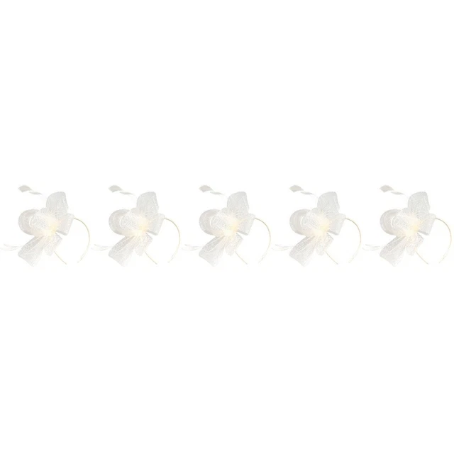 5x Accessorio Capelli Fascinator Donna Cappello Tea Party Cappello