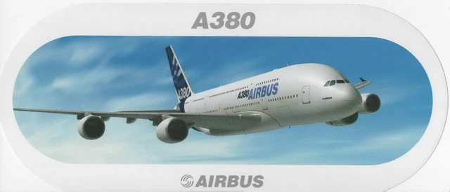 ~ AIRBUS A380 in NEW HOUSE COLOURS ~ Aircraft in flight Sticker / Decal ...
