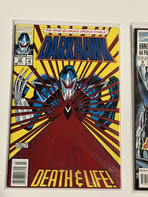 Darkhawk 25 + Darkhawk Annual 1 | MCU Keys | Origin of Darkhawk | Low Print Run
