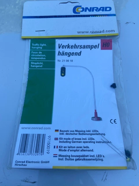 VIESSMANN HO LOT 4 LAMPADAIRES jardin public feux maquette