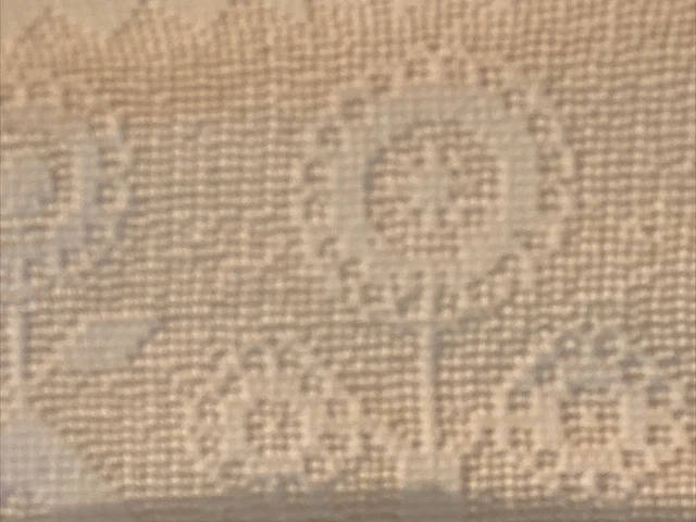 Vintage White Morgan-Jones Minuet Full Bedspread Hobnail Chenille Popcorn