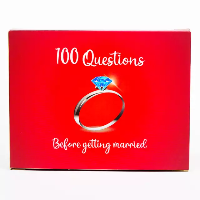 100 questions before getting married couples quiz game for engaged
