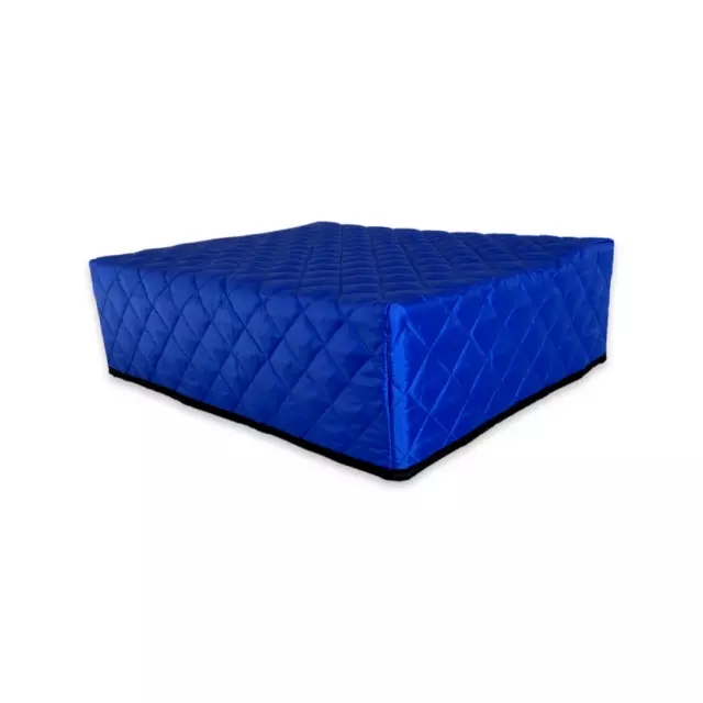 Double Quilted Turntable Dust Cover Blue, Fits Technics SL-1200/SL-1210 & more!