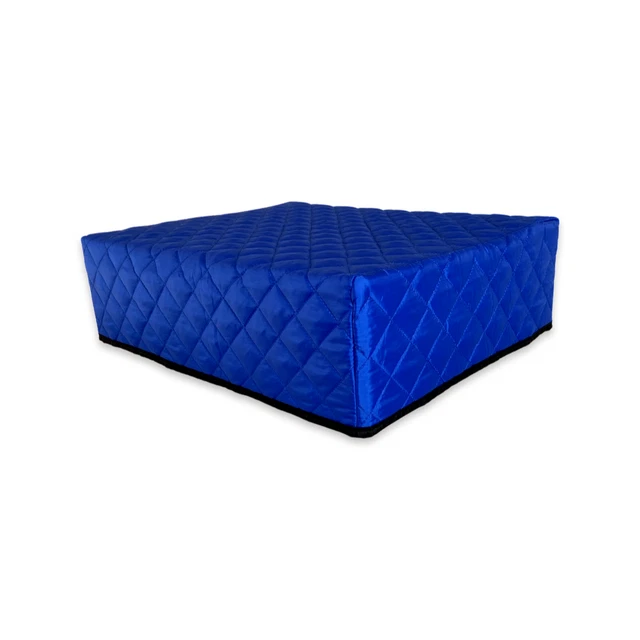 Double Quilted Turntable Dust Cover Blue, Fits Technics SL-1200/SL-1210 & more!