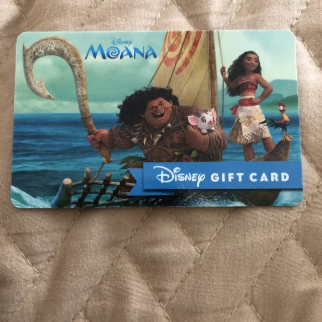 Disney Gift Card - Moana - Card has no value. Rare