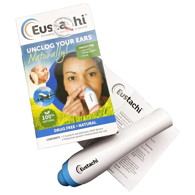 EUSTACHI EUSTACHIAN TUBE Exerciser Safely Unclog Blocked Ears Relieve