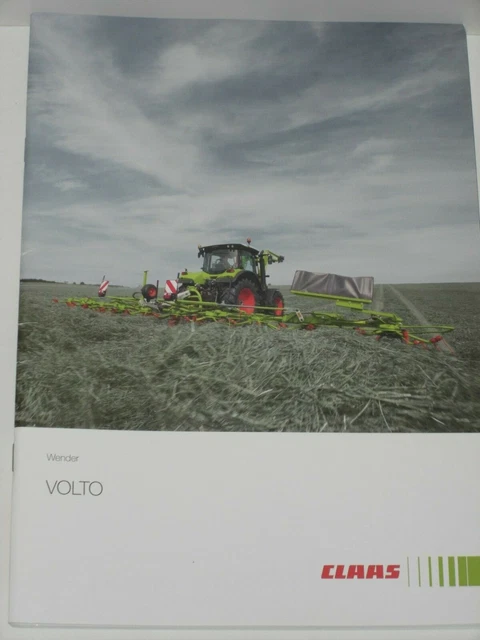 Claas Wender Volto prospekt traktor tractor brochure 27 Claas Wender Volto prospekt traktor tractor brochure 27