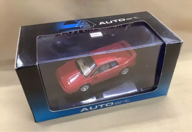 Autoart 1/43 Lotus Esprit V8 1996 minicar rojo