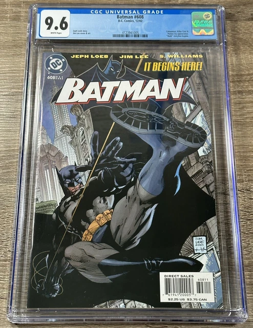 Batman #608 CGC 9.6 (2002, DC Comics) Jim Lee Hush Storyline start NEWLY GRADED