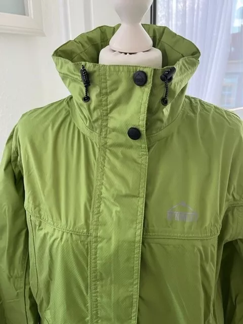 "  McKINLEY  " Gepflegte Regenjacke AQUAMAX - Gr. 38 - Grün - mit Kapuze !