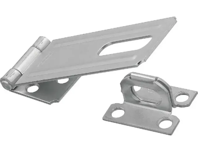 3 - National Hardware 4 1/2" N102-384 V30 Steel Zinc Plated Safety Hasp / Lock
