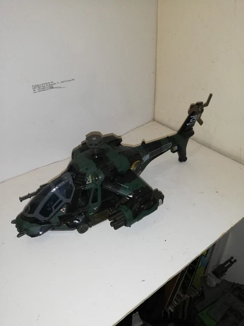 Hélicoptère GI Joe – Night Attack Chopper – Hasbro 2002 – À Restaurer