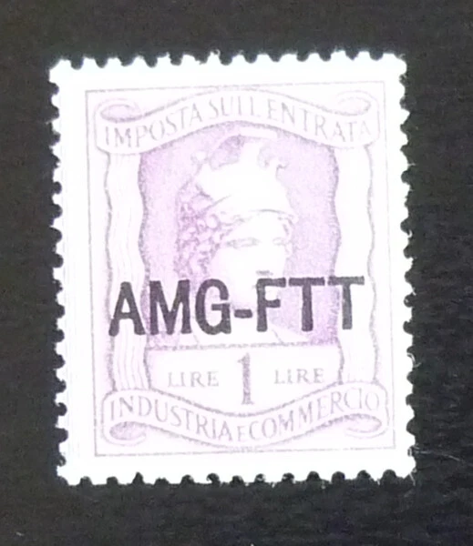 Italy Trieste AMG - FTT Revenue Stamp US 5