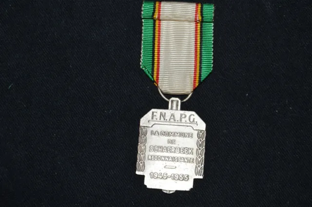 Medaille Federation Nationale Ancien Prisonnier De Guerre-Schaerbeek-Belgique 2