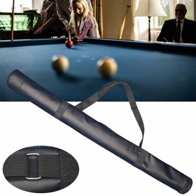 Support Rétractable Pour Queue De Billard – 3 Têtes En Laiton (Haute/Basse/Croisée), Tige Acier Inox, Extensible 25-150 Cm