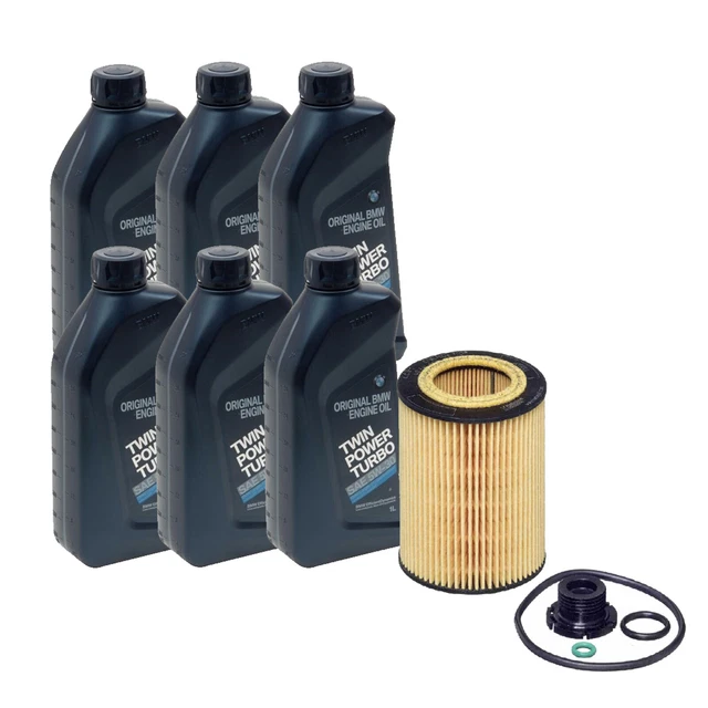 GENUINE OEM ENGINE Oil Change Kit 6 Litre SAE 5W30 Synthetic For BMW