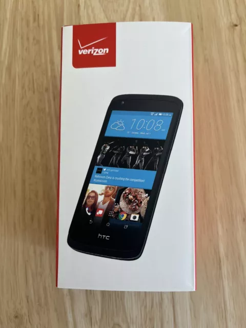 HTC 526 Desire 8GB 4G LTE 8MP Verizon Android Stealth Black Smartphone - Good