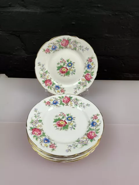 6 x Royal Stafford Rochester Large Side Plates 7" Wide Set