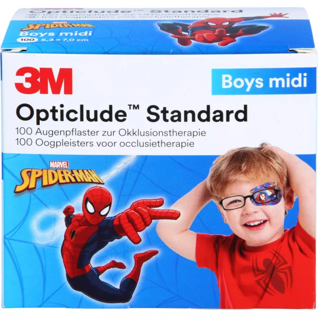3M Opticlude Standard Boys Midi Disney Augenpflaster, 100 St. Pflaster 7588321
