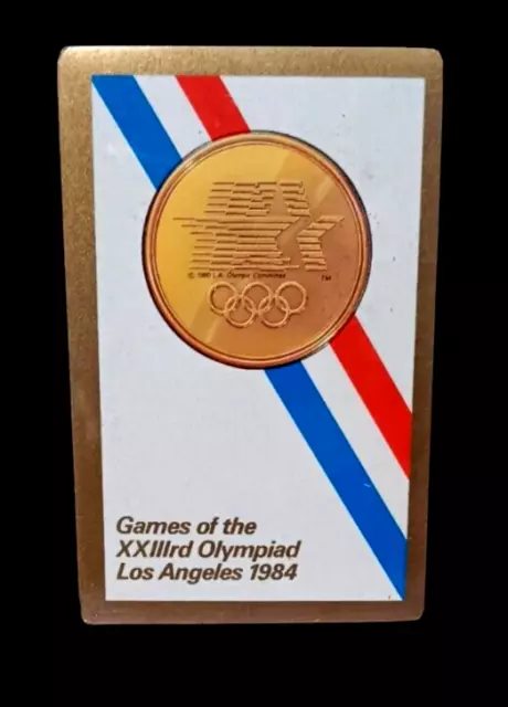 Vintage 1984 Los Angeles Olympics Playing Cards Deck NEW USA Made W