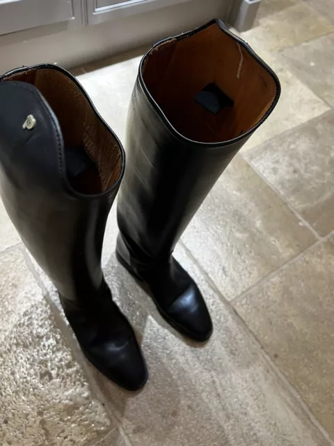 BLACK LEATHER RIDING boots size 6 £80.00 - PicClick UK