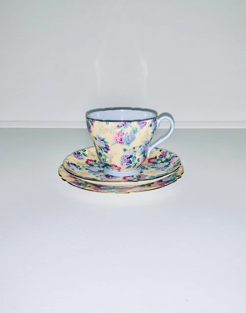 Shelley - Summer Glory, chintz trio (cup, saucer and plate). Excellent condition