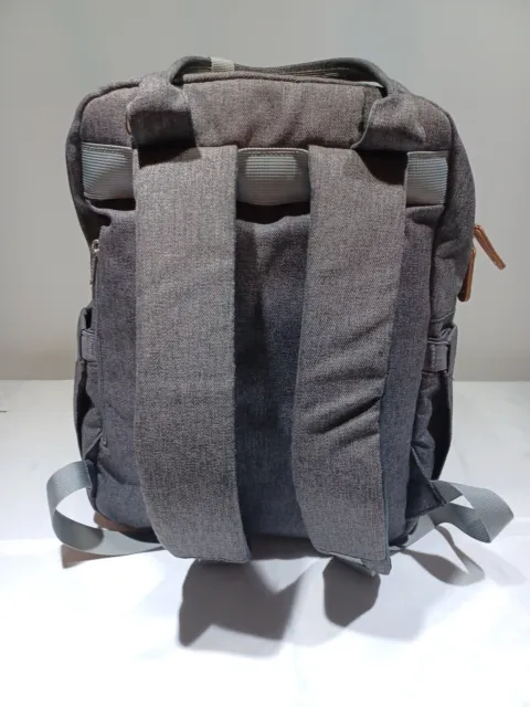 Diaper Bag Mom's Backpack, RUVALINO Multifunction Travel Maternity Baby Bag Grey 3