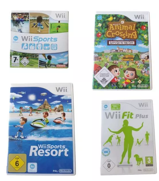 Nintendo Wii Spiele mit OVP zur Auswahl Sports Resort Animal Crossing Fit Plus