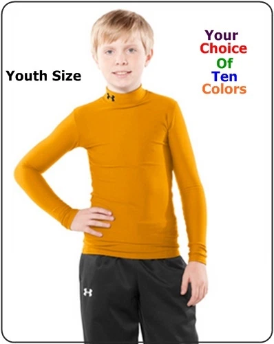 Under Armour Ragazzi Bambini Freddo Cambio Manica Lunga Maglia Contenitiva, 2512
