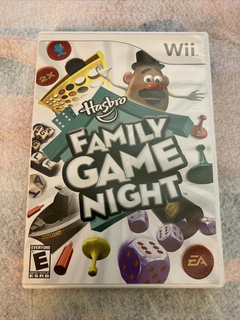 Nintendo Wii Hasbro Family Game Night Complete CIB Disc Case Manual