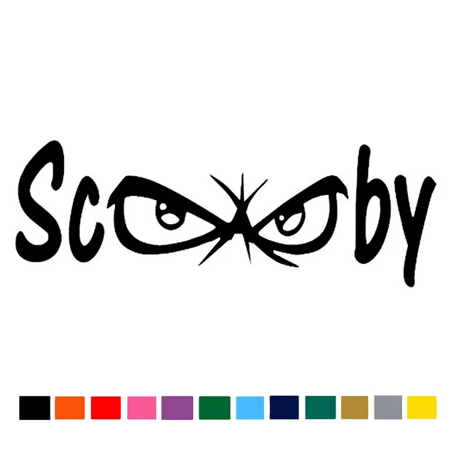 SCOOBY DOO EYES Vinyl Decal Sticker for Car/Window/Wall Stickers £2.30