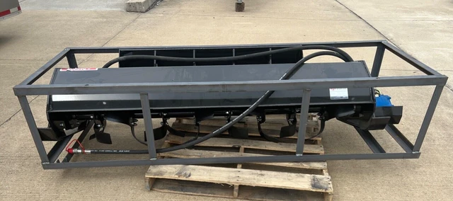 72" Mower King Rotary Tiller Cultivator Soil Conditioner Skid Steer Attachment