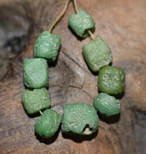Rare Ancient Glass Excavated Dig Beads Afghanistan Trade Circa 1000 Years Old