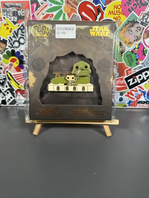 Star Wars Jabba The Hut Sliding Funko Pop Pin Ltd Only 1000 Brand New Sealed