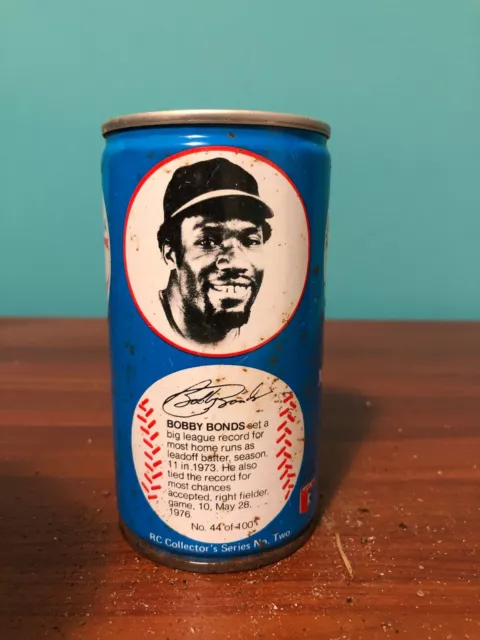 1978 Royal Crown RC Cola Collector Series 2 S/S Can  # 44 of 100 BOBBY BONDS