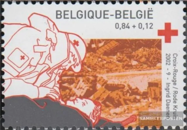 Belgique 3120 (complète edition) neuf avec gomme originale 2002 Rouge Cross